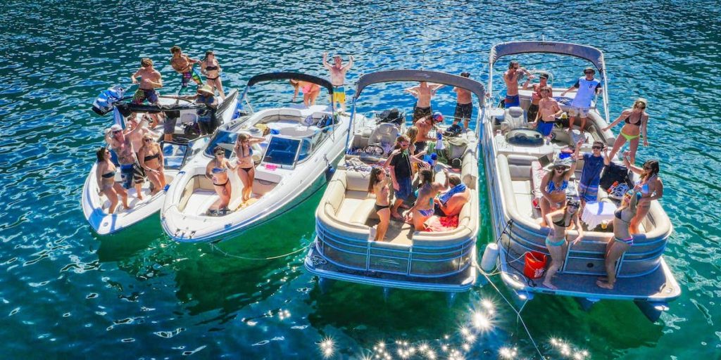 Feste in barca lago di Garda